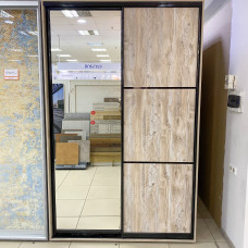 Шафа купе 1500х600х2400 Дхеркало+Комбі 3 (Ексклюзив)